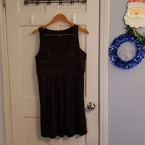 Black and Gold Dress